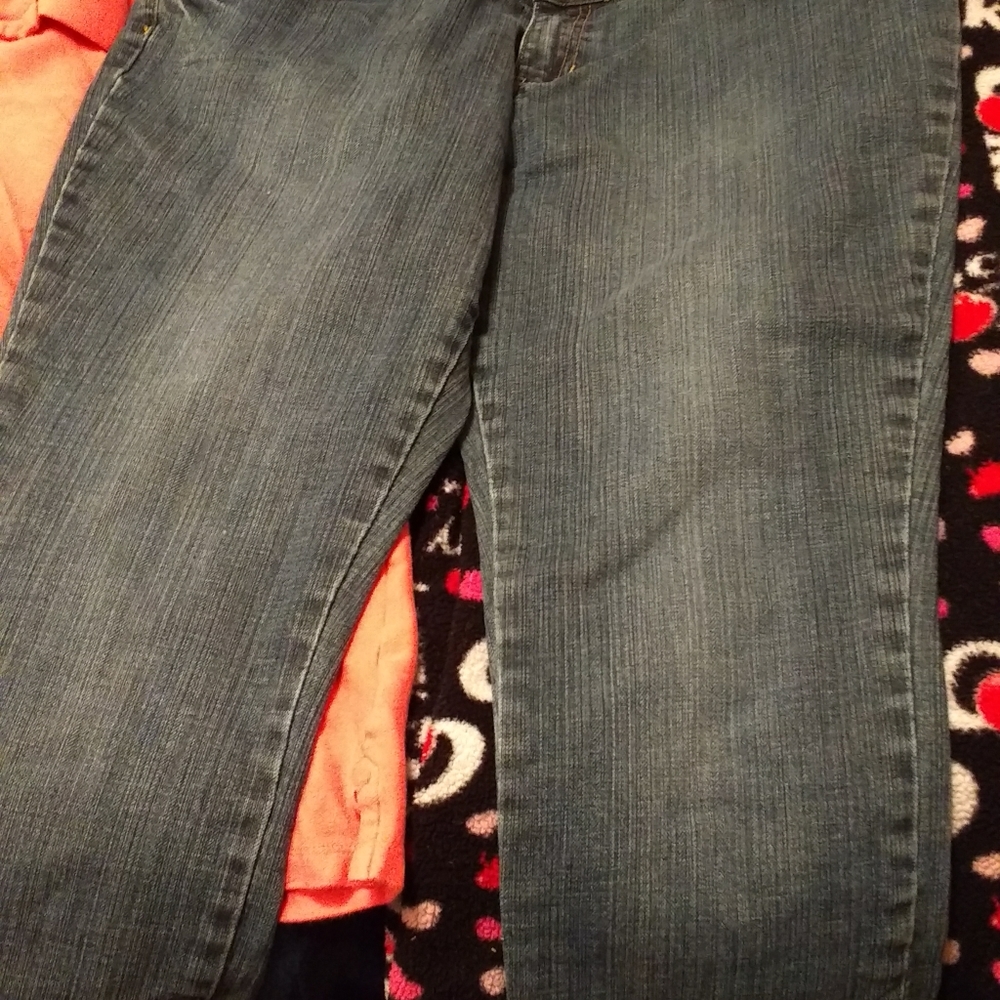 Jeans and comfy PJ' pants